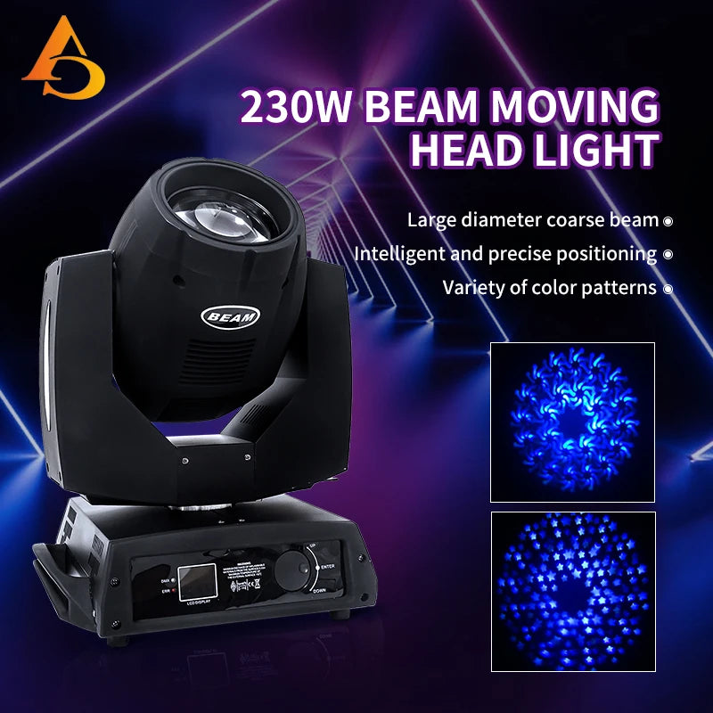 AICPOSE Professional Sharpy Led Spot 7r Beam 230 Moving Head Light DMX512 Stage Moving Head Light