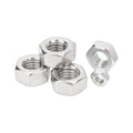 DIN934 Hexagonal Nut Silvery Plain Hexagon Nut M5 Stainless Steel 304 Hex Nut