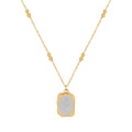 Fashion Gold Plated Stainless Steel Sunflower Necklace Pendant