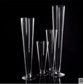 Best Selling Transparent Glass Vase Tapered Wedding Ceremony Road Guide Table Vase for Wedding Party Decoration