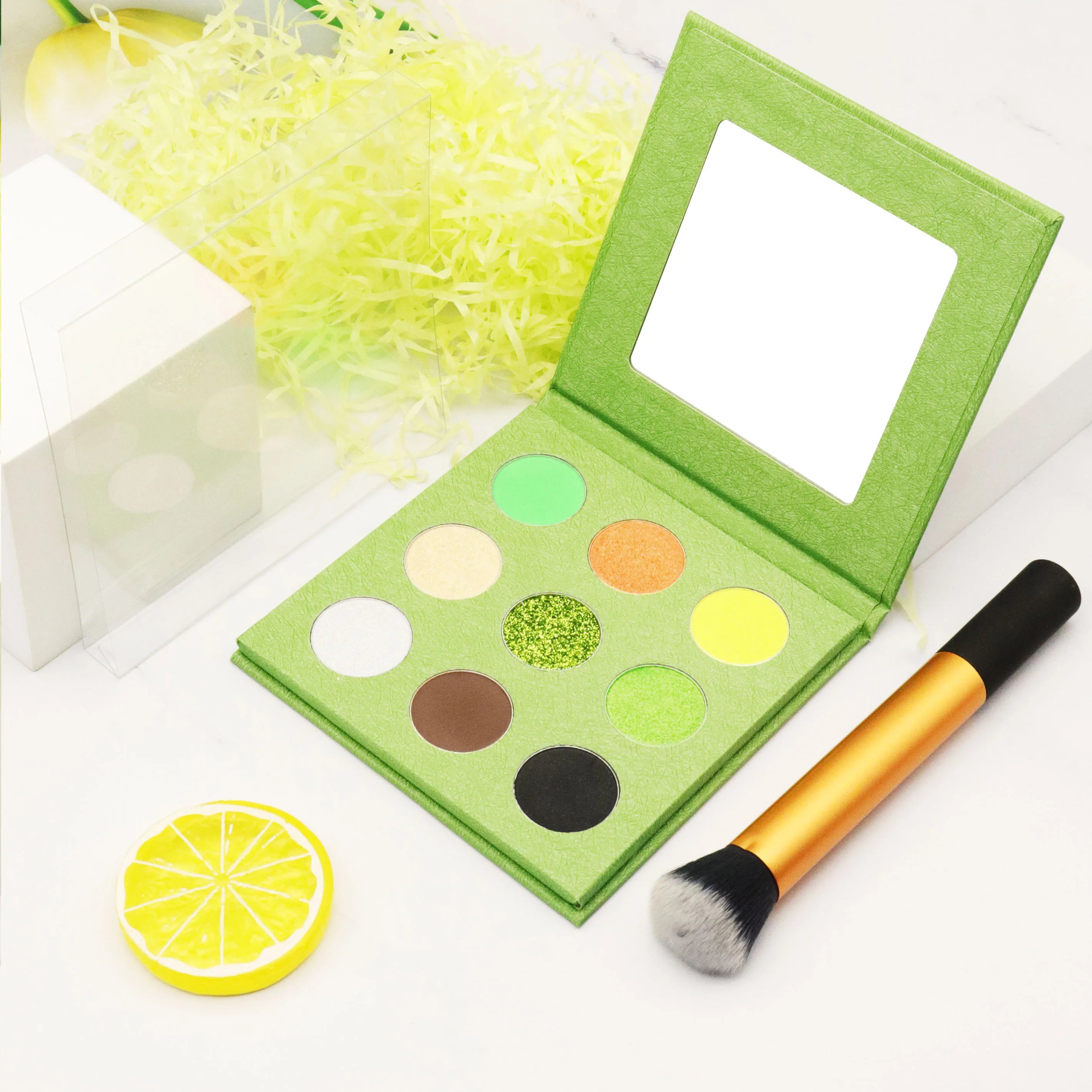 High Pigment Vegan Makeup Eyeshadow Palette Custom Private Label Eye Shadow Glitter Eyeshadow Waterproof