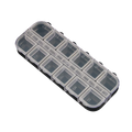 OEM/ODM Nail Art DIY Crafts Jewelry Beads Organizer 12 Grids Empty Plastic Nail Accessories Storage Box