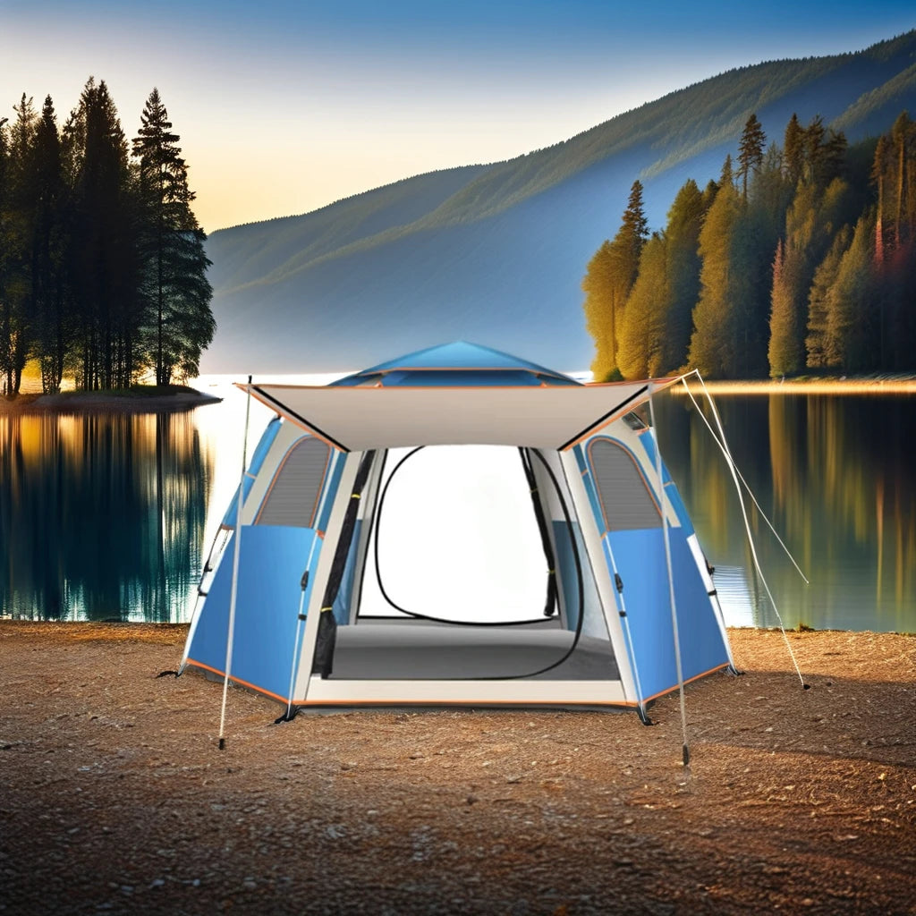 Hot Sale Fully Automatic Outdoor Camping Tent Quick Opening and Folding Rain Proof Gear for Hiking and Camping Use MegaBDM