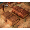 Budget Private Bound Leather Handmade Creative Writing Undated Blank Recycled Paper Notebook Diary