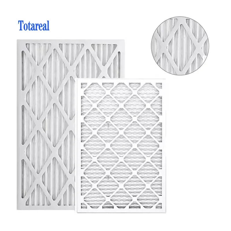 Cardboard Frame AHU HVAC AC Furnace Merv 8 G4 Pre Air Filter Replacement for Air Condition Ventilation System