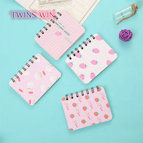 Cartoon Pattern Students Carry Mini Notebook A7 Rollover Coil Notebook 2793