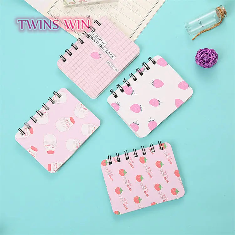 Cartoon Pattern Students Carry Mini Notebook A7 Rollover Coil Notebook 2793