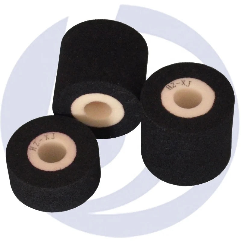 HZ-XJ Type Dia36mm Black Color Solid for Ink Roll 36x16 Hot Transfer Printing 32mm Height for Roll Printing Temperature