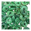Malaysia Gemstone Natural jade donut green color   genuinejewellery donut jewelry making