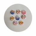 12mm Resin Mini Charms Bear Rabbit Panda Pig Donut Flat Back Cabochon Scrapbook Kawaii DIY Embellishments Nail Accessories
