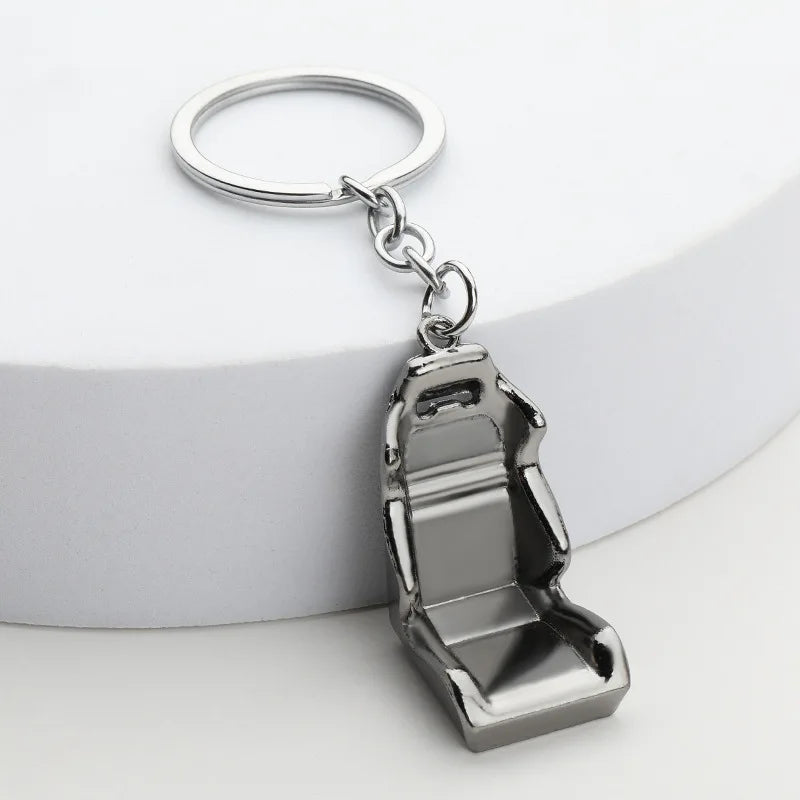 Fashion Seat Keychain Enamel Metal Car Key Pendant Car Shop Advertising Business Promotional Gifts Custom