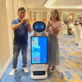 Mall Robot Supermarket Shop Robot Advertising With AD Screen Marketing Robot for Advertising