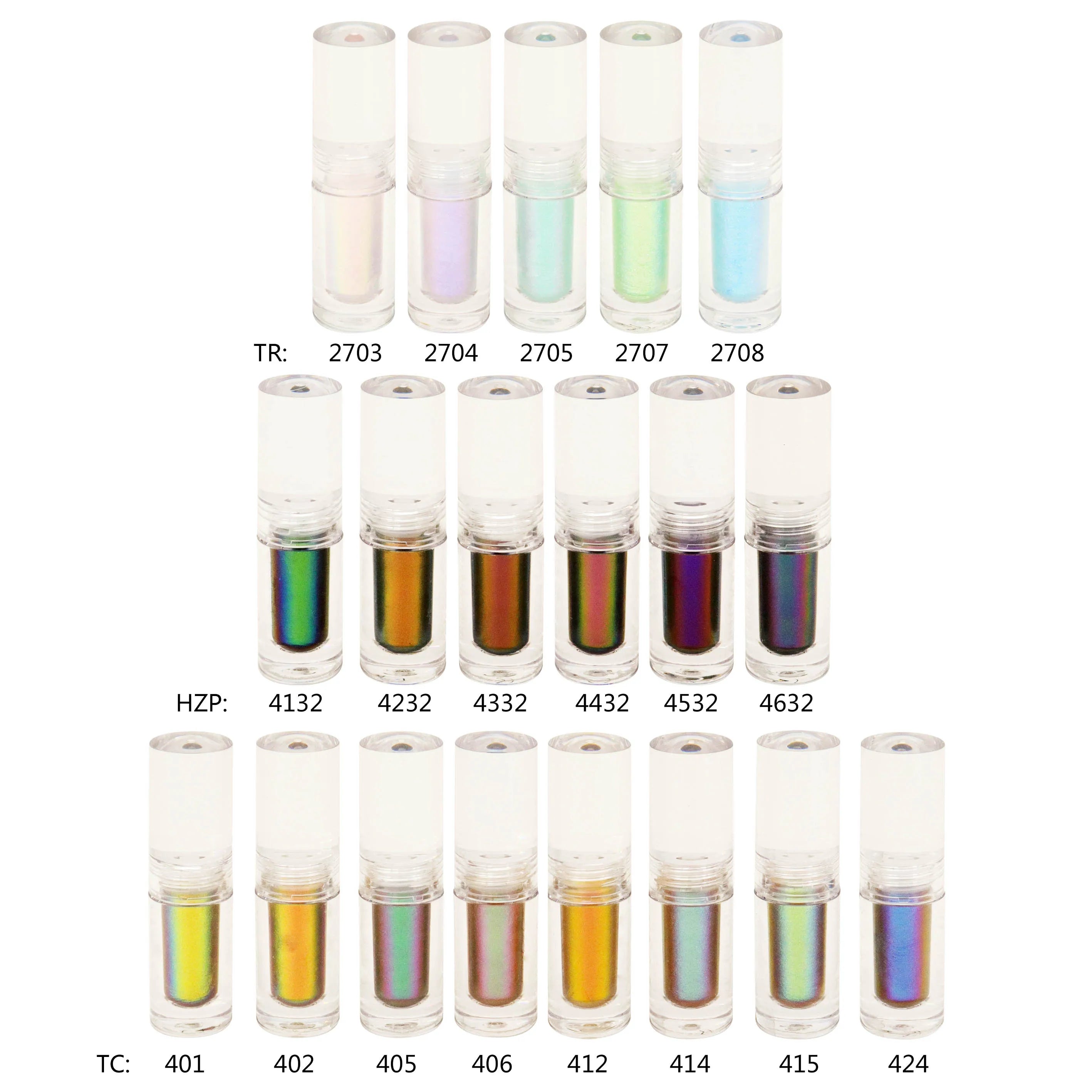Color Shifting Shimmering Multi Chrome Chameleon Shifting Eyeshadow Color Liquid Chameleon Metallic Foiled Eye Shadow Pigments