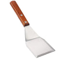 Stainless Steel Spatula Steak Frying Spatula Pizza Cake Shovel Cooking Wooden Handle Iron Plate Barbecue Spatula Utensil Set