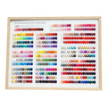 480 Color Acrylic Large Wood Photo Frame for Nail Polish Gel Tips Display Color Card Sample of Nail Supplies