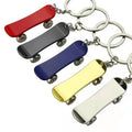 2026 Metal Fashion Creative Custom Wholesale 3D Mini Metal Skateboard Key Chain