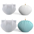 Custom Luxury Silicone Silicon 3D DIY Shell Mould Mold for Candle Making for Cake Soap Resin Epoxy Pillar Wax Jar Gifts