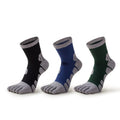 Thick Men's Terry Bottom Five-toe Sports Socks Keep-warm Autumn And Winter Outdoor Running Socks