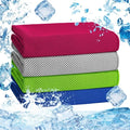 Super Face 100x30CM Microfiber Cooling Towel Instant Cooling Material Cooling Print Towel
