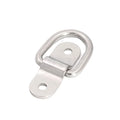 Stainless Steel D-Rings Trailer D Ring Tie Downs Mounting Plate for Ratchet Tie Down Straps Car Truck