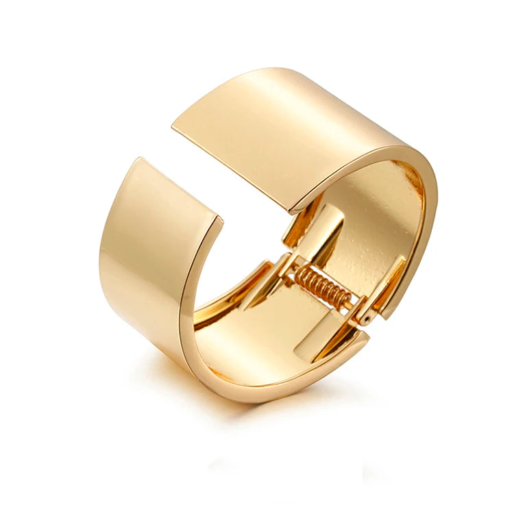 Large Size Statement Cuff Bracelet for Women Fashion Chunky Bangle