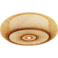 Modern E27 Woven Bamboo Ceiling Lamp Decorative Home Bamboo Pendant Light for Restaurant Kitchen Dining Room