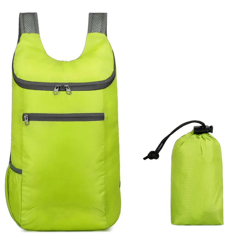 Custom Foldable Backpack Waterproof Casual Sport Bag Wholesale Hiking Backpack Outdoor Small Casual Foldable Camping Sports
