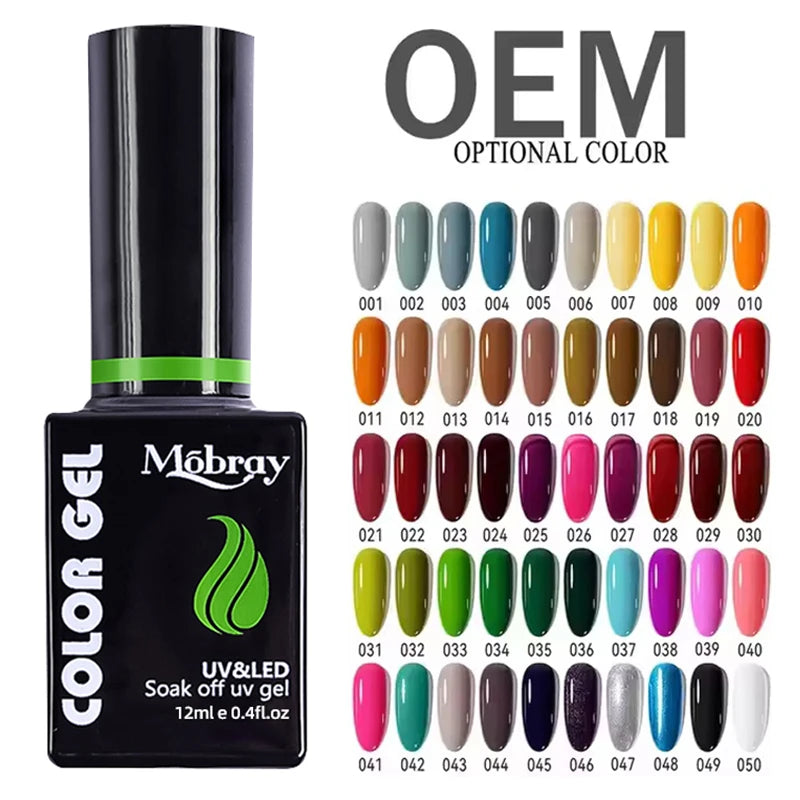 Mobray Wholesale New Colors Function Natural-Looking Strengthener 3D Molding HEMA FREE TPO Free Nail UV Poly Gel Kit