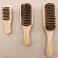 Factory Price Soft Boar Bristles Wooden Beard Brush Double-Sided Nylon Shaving Brush for Men Beard Care Face