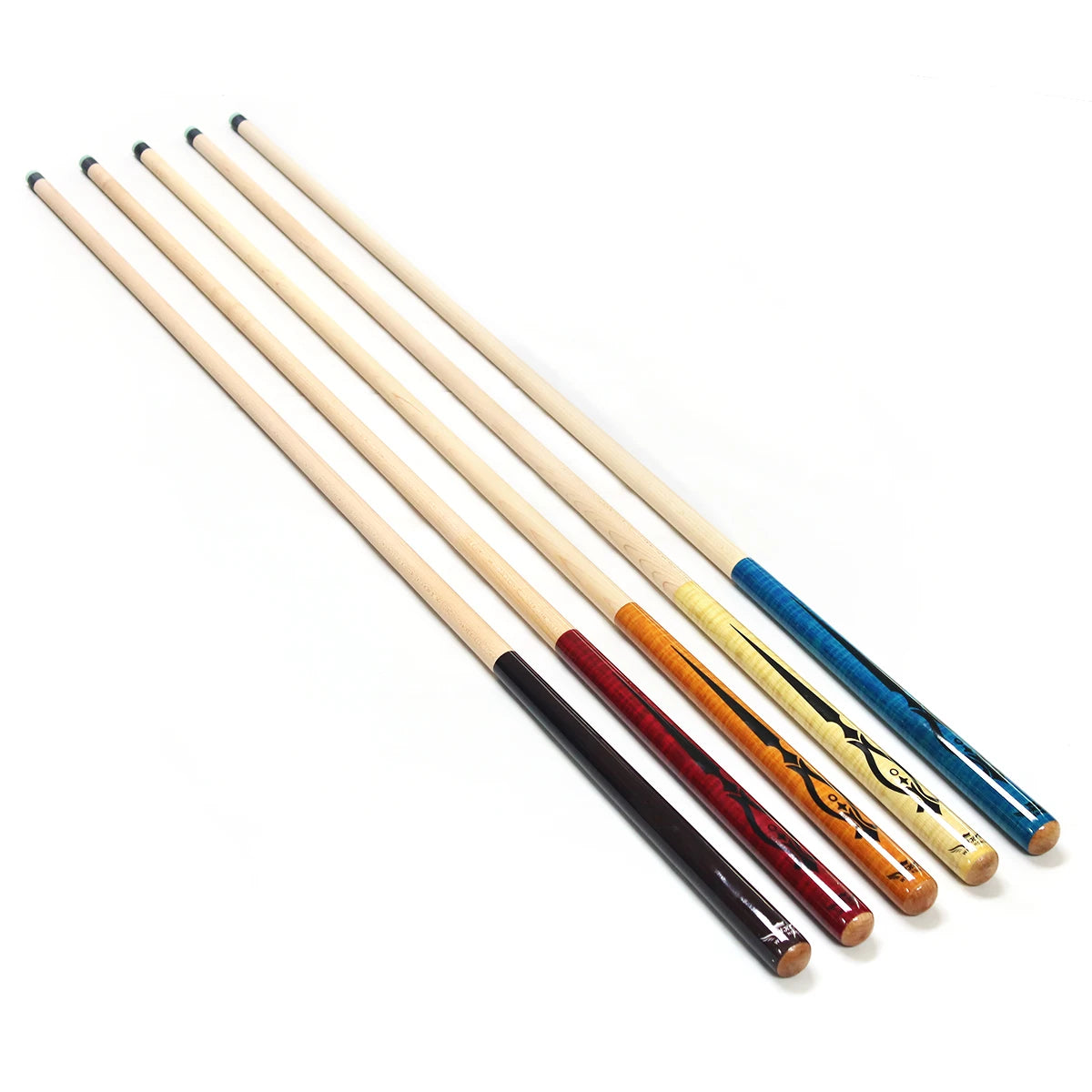 Canada Maple Wood 1/2-pc Pool Jump Cue Sticks 108cm Length 13mm Tip Size Stainless Steel for Short Jump Billiards Made Canada