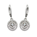 New Design Jewelry Drops Earrings Set 925 Sterling Silver Pave CZ Dancing Jewelry Dancing Earrings
