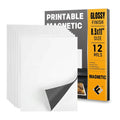 Sheets for Flexible Pvc Colored Self Magnets Custom Adhesive Receptive Sublimation Thin Film Glossy Box Magnetic Photo Paper