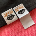 High Density T-shirt Sleeve Clothing Hem Tagfancy Design Brand Name Fabric Hem Label for Pocket