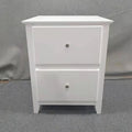 Modern Wooden MDF White Bedside Table Custom Color Cabinet Bedroom Furniture Nightstand With Drawers