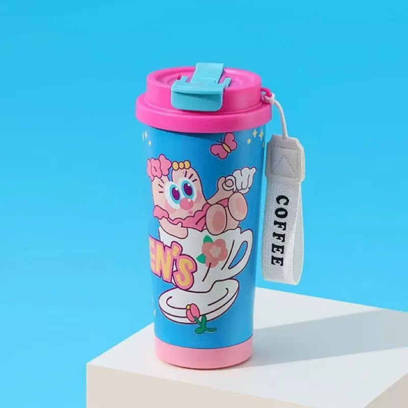 USA Stock Wholesale Double Wall Stainless Steel Vacuum Insulated Tumbler 500ml Coffee Cup Leak-proof Sealing Mug