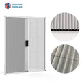 Window Screen Mesh Pleated Polyester Mosquito Net Waterproof and Full Blackout Honeycomb Blind for Door and windows 2 in 1