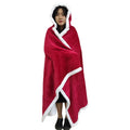 Thick Cozy Sherpa Fleece Wearable Throw Blanket Hoodie Shaggy Decor Soft Fuzzy Hooded Throw Blankets for Couch Bed Sofa