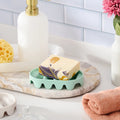Wholesale Self-Draining Silicone Soap Box Easy Clean Simple Soap Tray Bath & Toilet Supplies