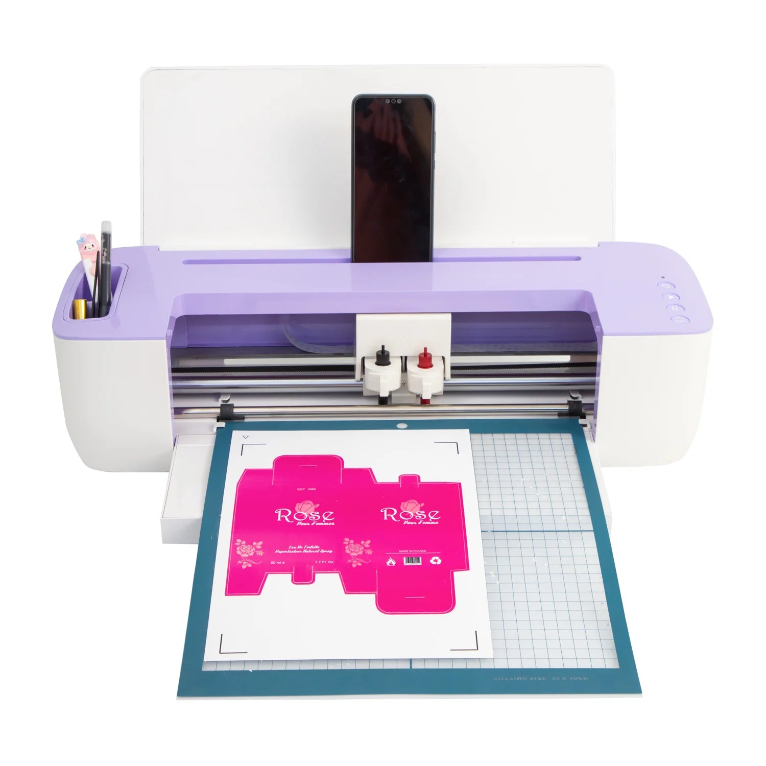 Vevor Commercial Graphtec Craft Manual  Touch Screen Textile  Vinyl Contour Cutter with Heat Pressure