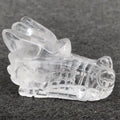 DIY Whole sale clear quartz healing crystal handcarving crystal dragon skulls for wedding souvenir guests