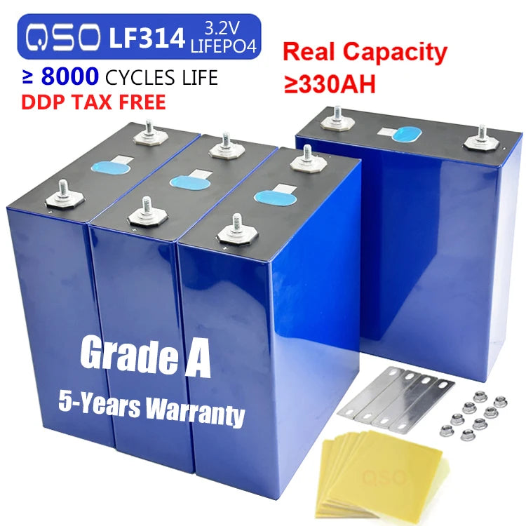 Europe Eu Stock EVE Lifepo4 314Ah 314A Mb 31 314 340 Ah Me31 Litokala Lipo4 330Ah 3.2V 340Ah Mb31 Lithium Battery Cell Warehouse