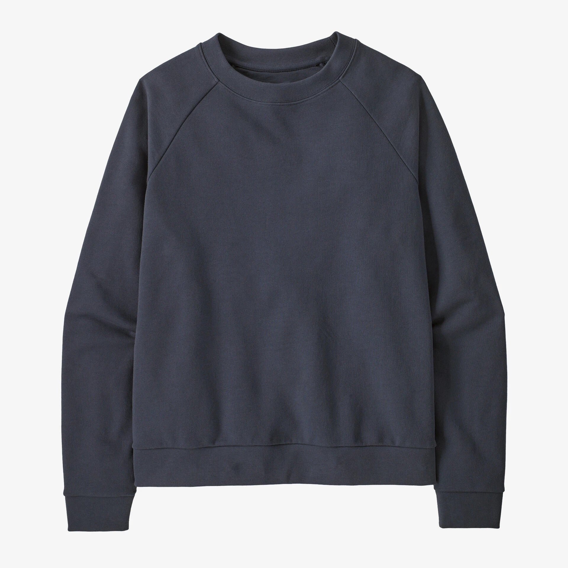 Women's Winter Casual Knitted Comfortable Cotton Crewneck Pullover Sweatshirts Solid Color Raglan Sleeve Front Logo