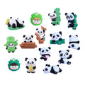 Hot Sale Lovely Flat Back Resin Pandas Charms Scrapbooking Craft for Decoration