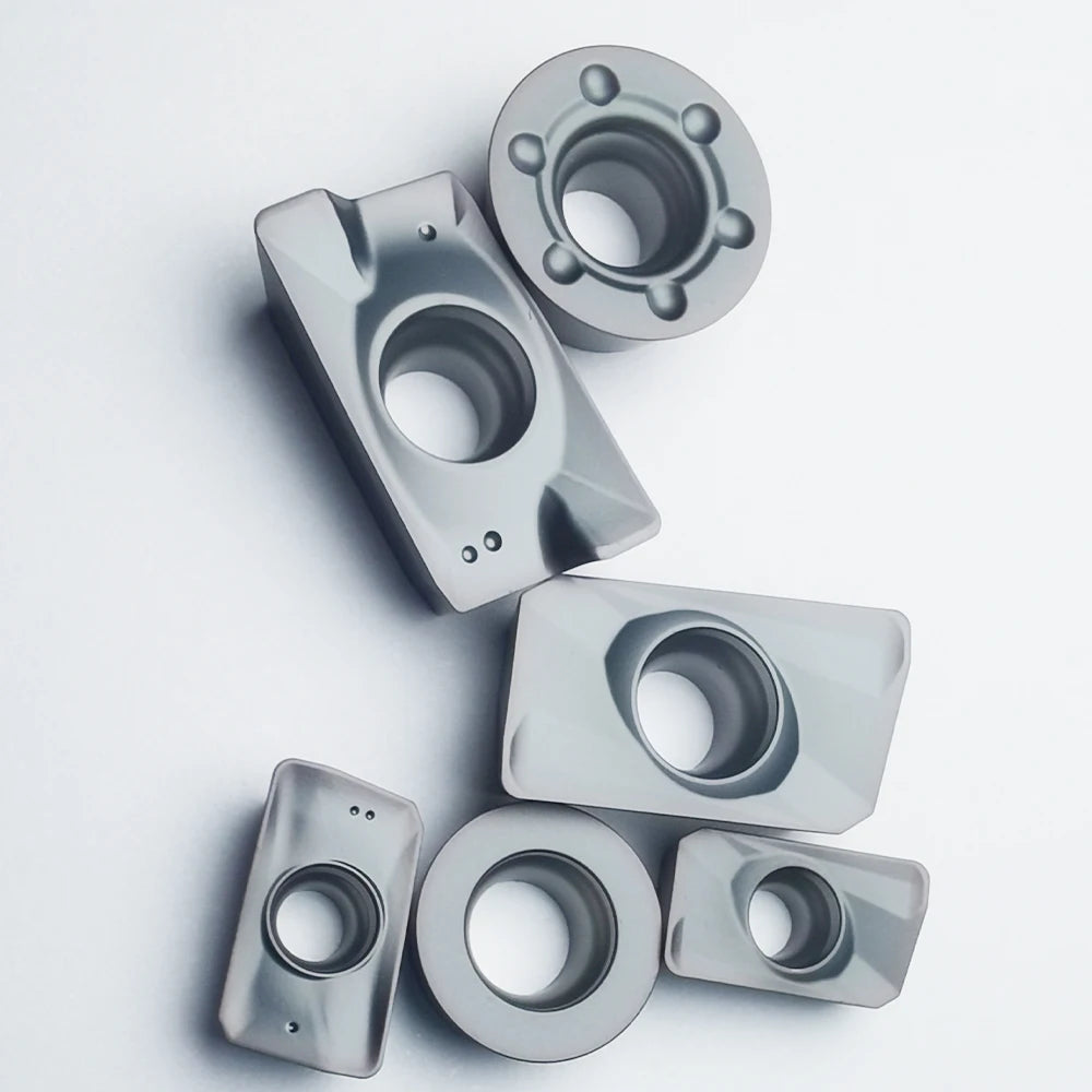 RDMW1204 OEM Customizable CNC Milling Tools Carbide Tungsten Indexable Milling Inserts AlTiN Based Coating for HRC50 Roughing