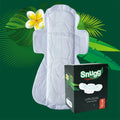 Niceday Biodegradable Sanitary Pads  Overnight (Pack of 8) 100% Organic Cotton Sanitary Pads