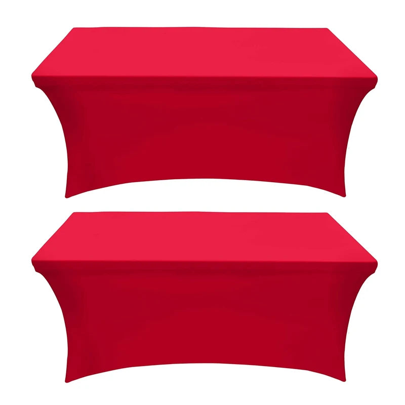 High Quality Custom Logo Tablecloth Cover Handmade Spandex Stretch Sublimation Printing Personalized Plastic Table Cloth Design