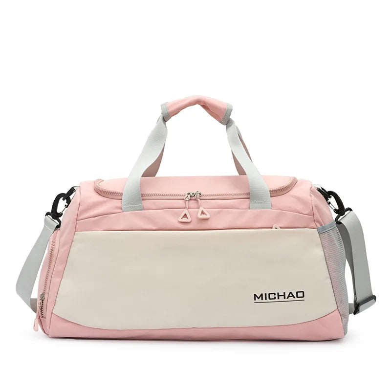 High-Quality Custom Logo Fitness Travel Bag Large Capacity Unisex Gym & Yoga Duffle Bag for Men & Women