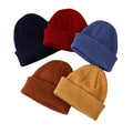 BSBH Knitted Winter Hat Custom Logo Unisex Cheap Beanies Unisex Adults Solid Color Warm Woman Man Beanies Custom Design Acrylic
