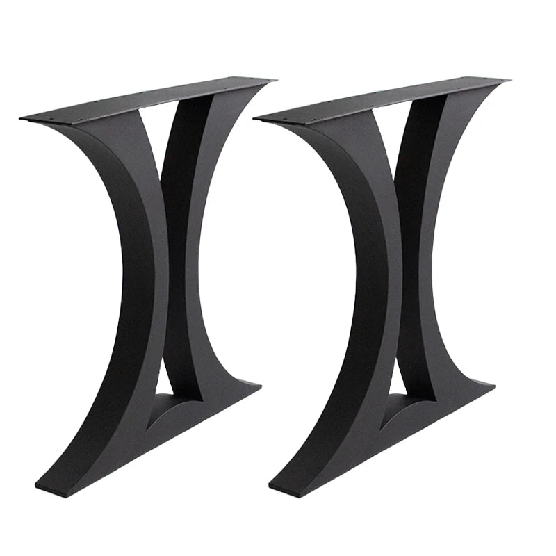 Luxury Brushed Finish Stainless Steel Square Outdoor Garden Table Base for Cafe Dining Restaurant Table Legs Base Furniture Legs