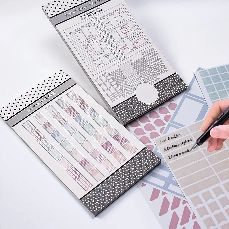 Custom High Quality Planner Sticker Book for Journaling